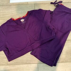 Dickies Purple Scrub Set (Small)
